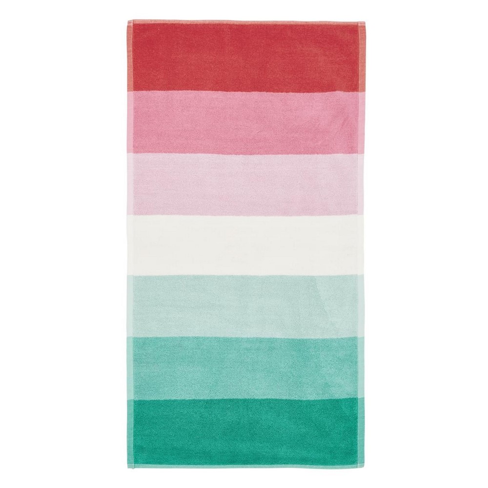 Indienne Stripe Cotton Bath Mat by Joules in Multi